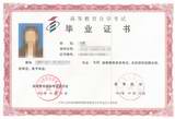 自考大專畢業證樣本